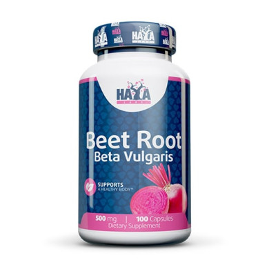 Haya Labs Beet root /Beta Vulgaris/ Корен на Червено Цвекло 500mg / 100 Caps