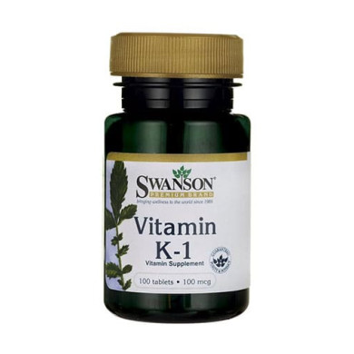 SWANSON Vitamin K-1 100mcg. / 100 Tabs