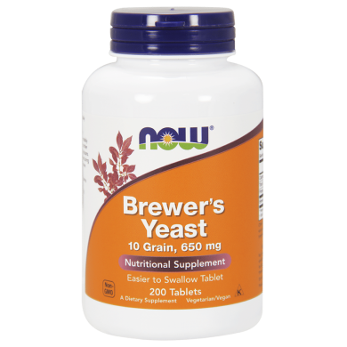 Now - Brewers Yeast / Бирена Мая 650 Мг - 200 Таблетки