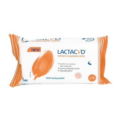 Lactacyd Интимни кърпички х15 броя