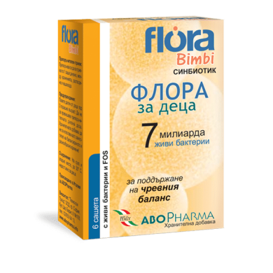 АБОФАРМА ФЛОРА БИМБИ 7 ЗА ДЕЦА ПРОБИОТИК саше х 6