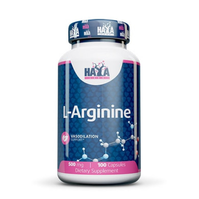 Haya Labs L-Arginine/Л-Аргинин 500mg. / 100 Caps.