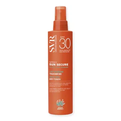 SVR SUN SECURE Спрей SPF30 -  Сух млечен спрей 200мл