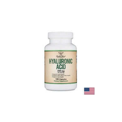 Hyaluronic acid - Хиалуронова киселина, 180 капсули Double Wood