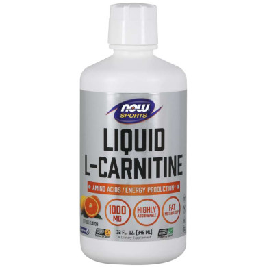 Now - L-Carnitine Liquid Citrus /Л-Карнитин - 1000 Мг (946 Мл)