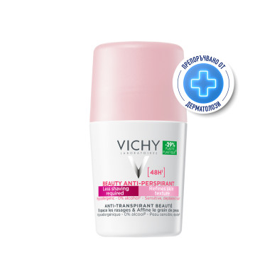 VICHY  ДЕЗОДОРАНТ BEAUTY рол-он ефект 48ч.50мл.  /розова/