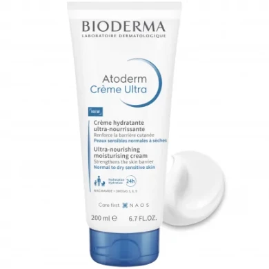 Bioderma Atoderm Крем Ултра за лице и тяло туба 200 ml