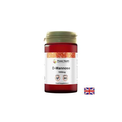 D-Маноза При цистит и дискомфорт в пикочните пътища 1000 mg, 60 таблетки