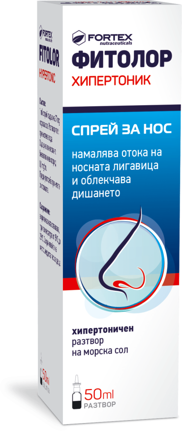 ФИТОЛОР ХИПЕРТОНИК спрей за нос 50 мл ФОРТЕКС
