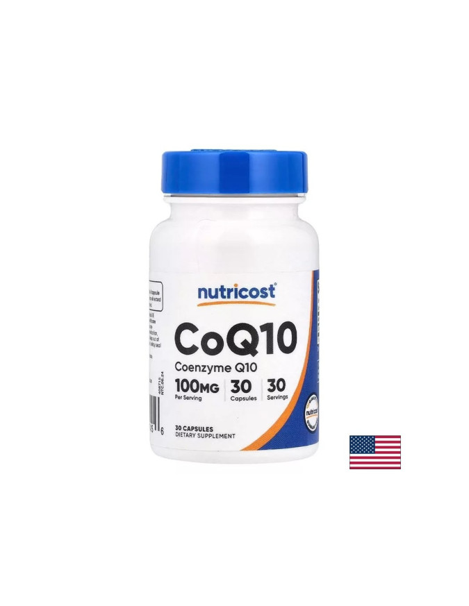 Коензим Q10 – Енергия и сърдечна подкрепа, 100 mg, 30 капсули