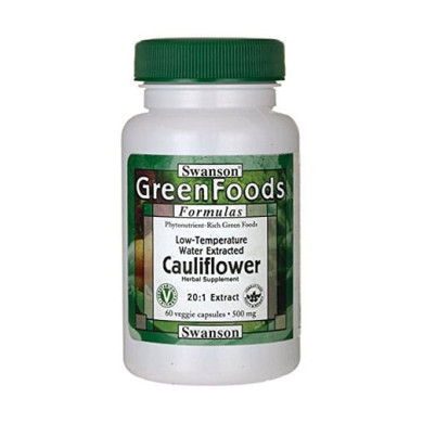 SWANSON Cauliflower 20:1 Extract 500mg. / 60 Vcaps