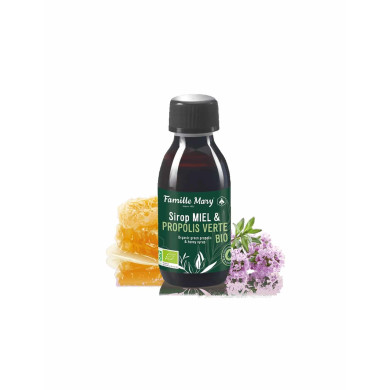 Sirop Miel & Propolis Verte Bio / Сироп с Пчелен мед и Зелен прополис органик, 150 ml Famille Mary