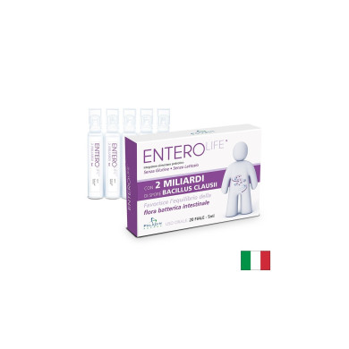 Пробиотик EnteroLife®, 2 млрд. активни пробиотици, 20 флакона х 5 ml