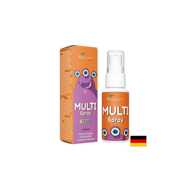 Multi Vitamin Junior/ Мултивитамини за Деца/ Орален спрей, 25 ml, 100% Vegan Vegavero