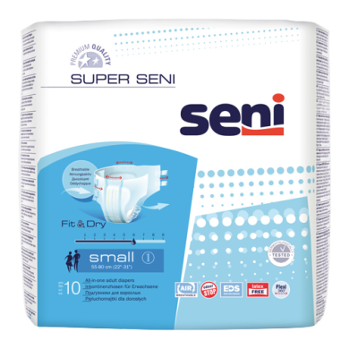 Super Seni  S, 10бр Универсални пелени за възрастни