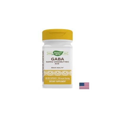 ГАБА – Спокоен сън и баланс на нервната система, 250 mg, 60 капсули