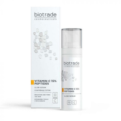 BIOTRADE озаряващ серум с витамин C 15 % и пептиди 30мл