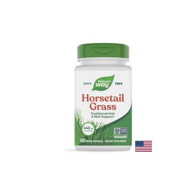 Horsetail Grass/ Полски хвощ (трева) 440 mg x 100 капсули Nature’s Way