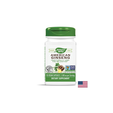 American Ginseng/ Женшен американски 550 mg х 50 капсули Nature’s Way