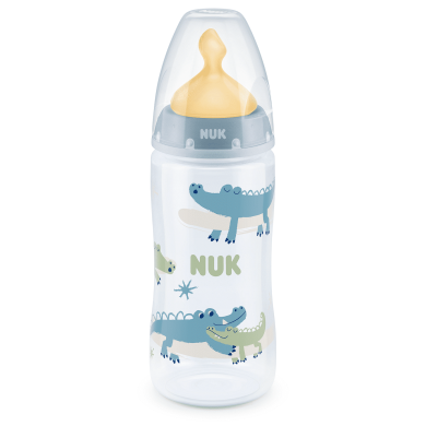 NUK First Choice РР шише Temperature control 300мл каучук микс + box
