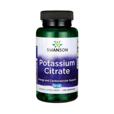Potassium Citrate 99mg. / 120 Caps