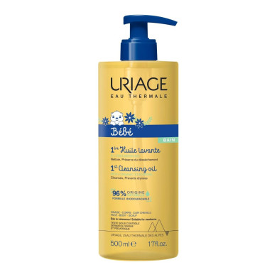 URIAGE BEBE CLEANSING OIL ПОЧИСТВАЩО ЗАЩИТНО ДУШ-ОЛИО ЗА БЕБЕТА И ДЕЦА  500мл