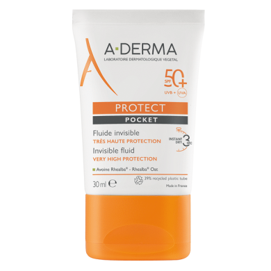 A-DERMA PROTECT POCKET SPF50+ невидим флуид много висока защита 30ml