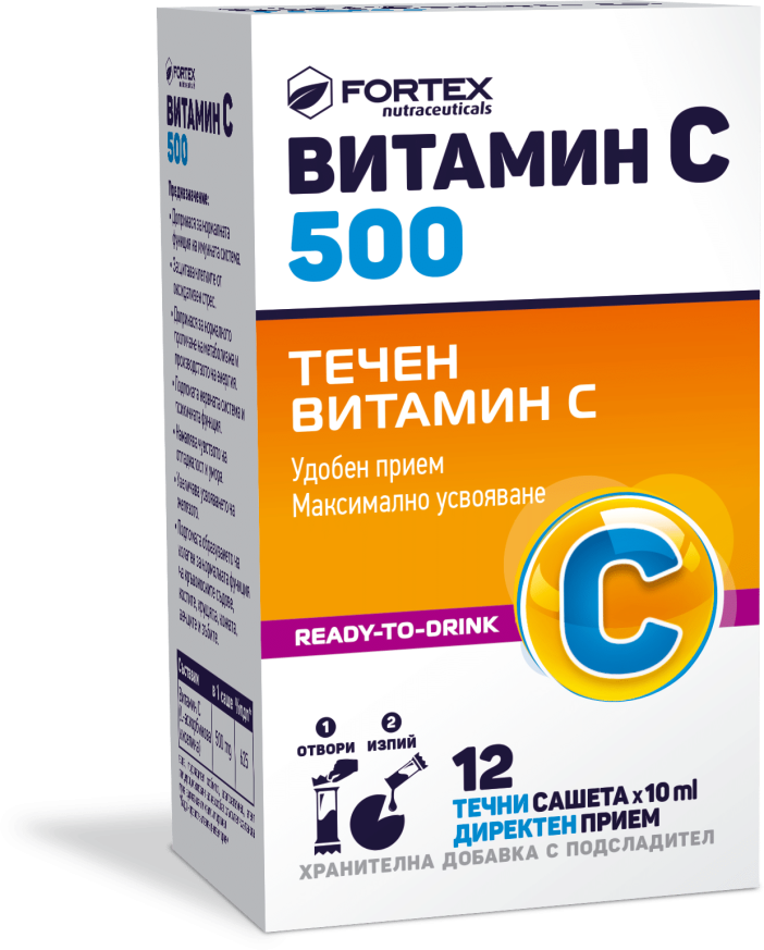 ВИТАМИН С саше 500 мг х 12 ФОРТЕКС