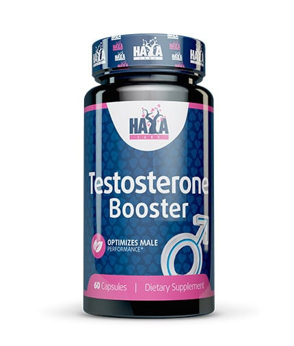Haya Labs Testosterone Booster /Бабини зъби, Трибулус, Мака  / 60 Caps.