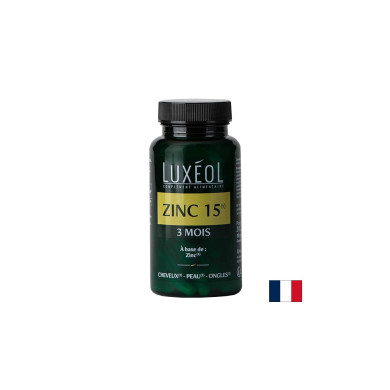 Цинк (цитрат) за имунитет, коса и кожа, 15 mg х 90 капсули