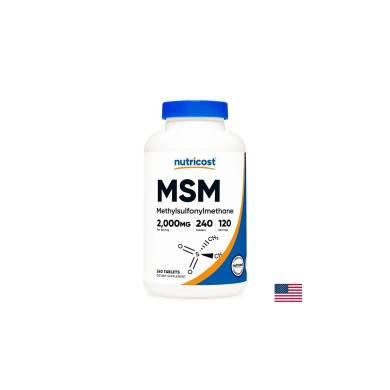 Кости и стави - МСМ (метил сулфонил метан), 1000 mg х 240 таблетки