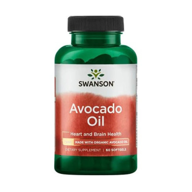 SWANSON Avocado Oil / Масло от Авокадо 60 Softgels