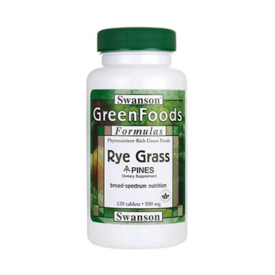 SWANSON Rye Grass 500mg. 120 Tabs