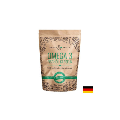 Когнитивна и сърдечна функция - Омега-3, 350 mg (EPA 180 mg / DHA 120 mg) x 400 софтгел капсули