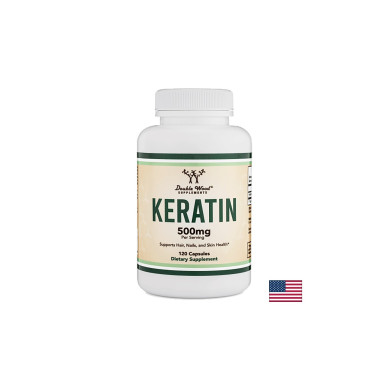 Keratin/ Кератин, 120 капсули Double Wood