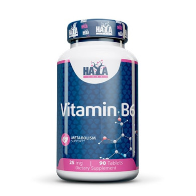 Haya Labs Vitamin B6 / 25mg. / 90 Tabs.
