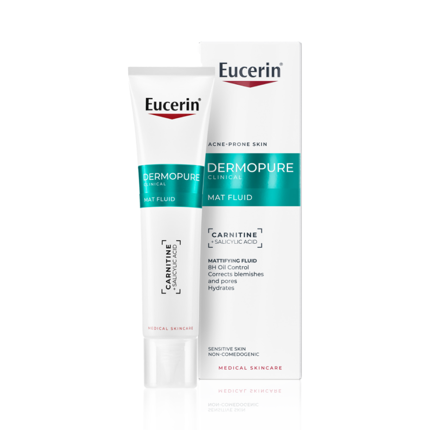 Eucerin DERMOPURE CLINICAL Матиращ флуид 40 мл.