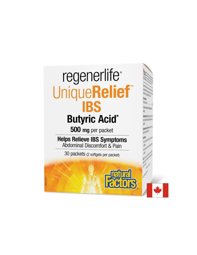 Бутирова киселина 250 mg Regener Life x 30 индивидуално опаковани пакетчета х 2 софтгел капсули, 60 бр в опаковка