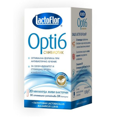 ЛАКТОФЛОР ОПТИ 6 КАПС. Х30
