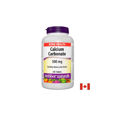 Calcium Carbonate / Калций карбонат, 500 mg, 250 таблетки