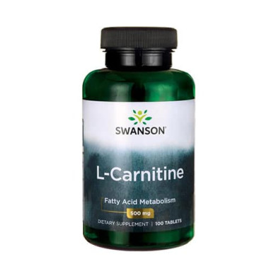 SWANON L-Carnitine 500mg. / 100 Tabs.