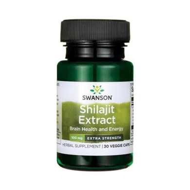 SWANSON Shilajit Extract - Extra Strength 100mg. / 30 Vcaps