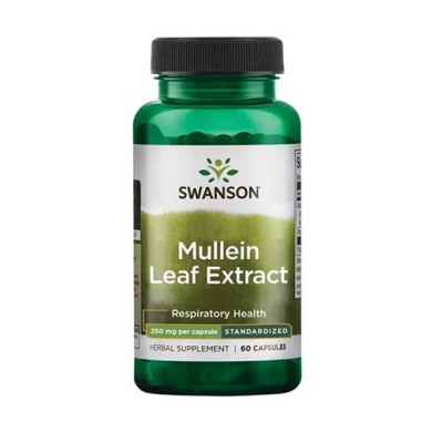 SWANSON Full Spectrum Mullein Leaf 250mg. / 60 Caps.