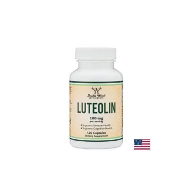 Luteolin - Лутеолин 100 mg, 120 капсули Double Wood