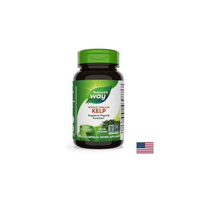 Kelp Whole Thallus/ Келп / Kафяви водорасли 600 mg x 100 капсули Nature’s Way