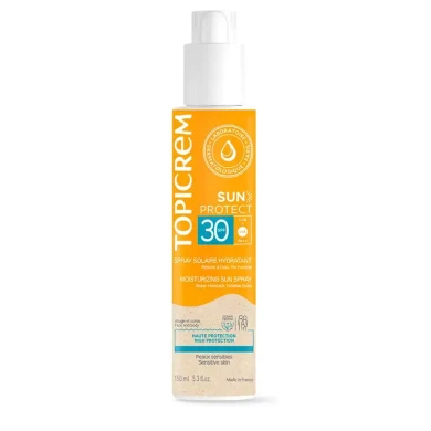 TOPICREM SUN PROTECT Хидратиращ слънцезащитен спрей SPF30 150 мл