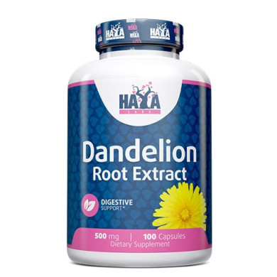 Haya Labs Dandelion Root Extract (2% Flavonoids)  / Екстракт от Корен на Глухарче500mg / 100 Caps.