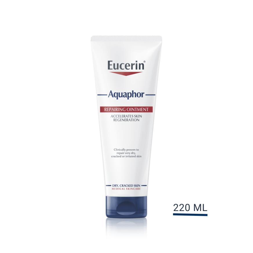 Eucerin Aquaphor Защитаващ мехлем за увредена кожа, 220мл