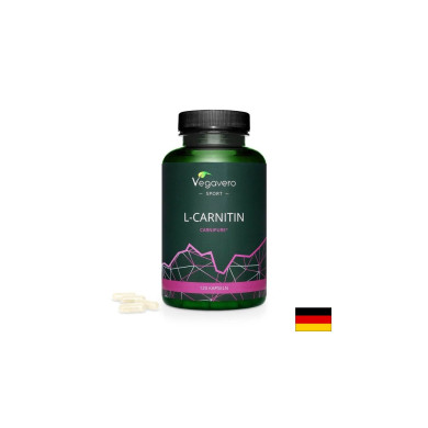 L-Carnitine/ Л – Карнитин, 120 капсули, 100% Vegan Vegavero