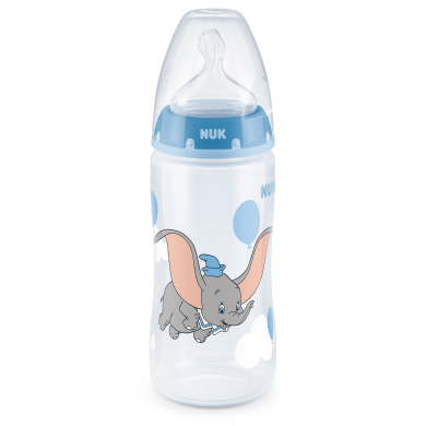 NUK First Choice РР шише Temperature control 300мл силикон DUMBO + box